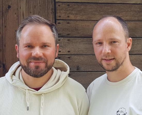 Die beiden Gründer der Maison Freesenburg: Torge Thieß-Müller und Dietrich Schmidt