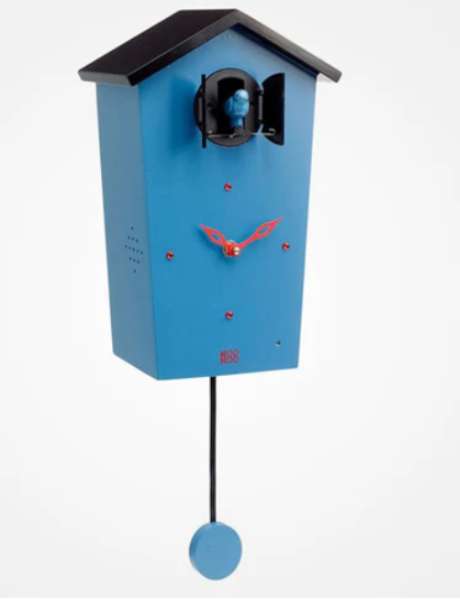 BirdHouse - moderne Kuckucksuhr mit Pendel